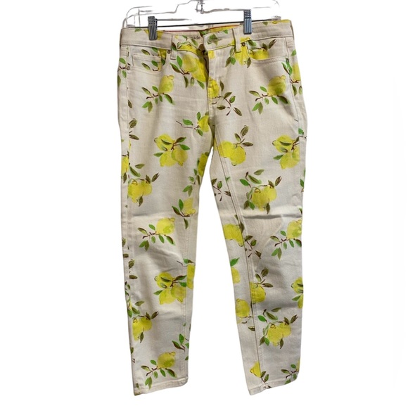 ☘️5 for $40☘️ Kate Spade Broome Street Lemon Jeans Sz 27 See Photos/Descript - Picture 1 of 15